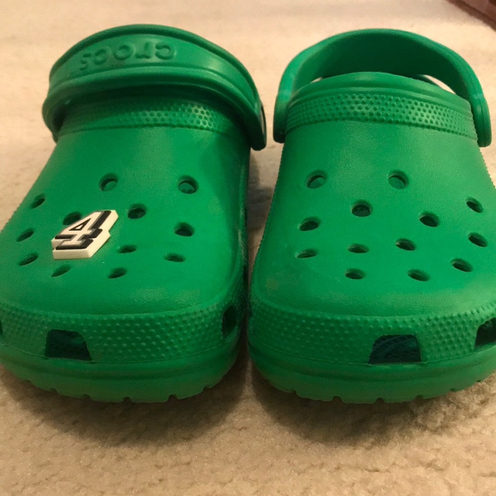 Green Crocs